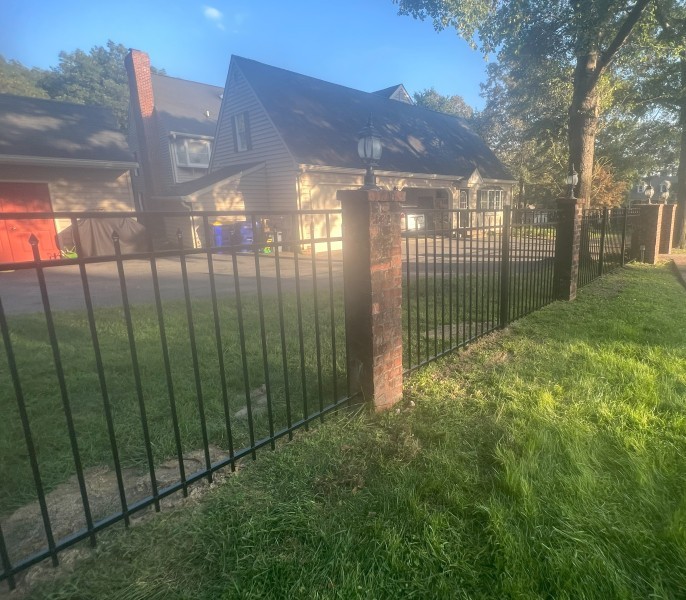 black-aluminum-fence-Lewes-Delaware