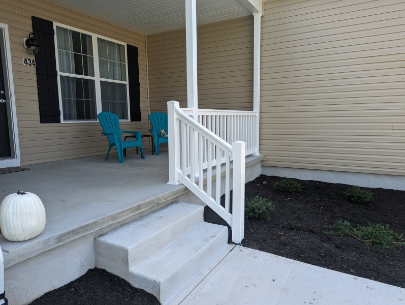 Porch-railing