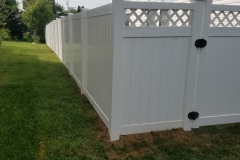 privacy fence installation in Milford Delaware Ashleyfence llc