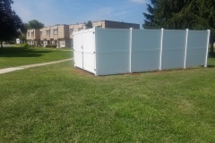  vinyl privacy fence  