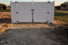  vinyl privacy fence  