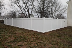 vinyl privacy fence