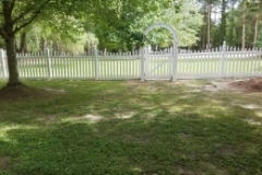 white picket fence