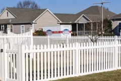 white picket fence