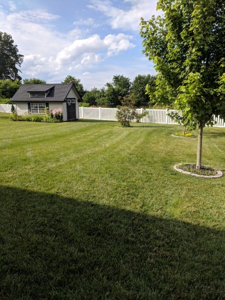 white picket fence