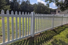 white picket fence