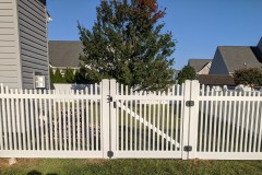 white picket fence