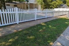 white picket fence